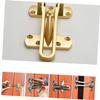 HOMSFOU Door Security Latch, Sturdy Zinc Alloy, Scratch-Resistant and Durable view 3
