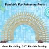 PFDHK Pool Overflow Grate, Flexible Cover Strip for Activity Grates, Clog-Resistant Drain Cover for Pool Decks and Driveways (12 pcs/18 cm) view 4