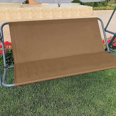 Waterproof 600D Oxford Swing Seat Cover for 2- and 3-Seat Swings, Coffee, 110 x (45 + 55) cm