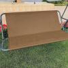 Waterproof 600D Oxford Swing Seat Cover for 2- and 3-Seat Swings, Coffee, 110 x (45 + 55) cm view 1