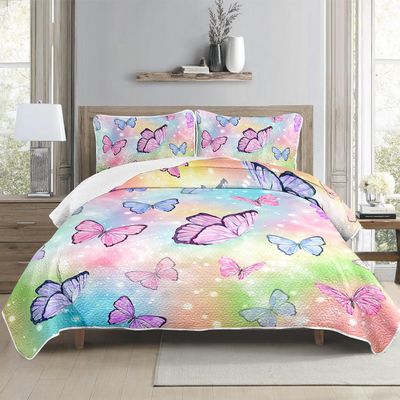 HOSIMA Butterfly-Style Bedspread Set, XL