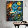 Abstract Diamond Painting Kit, 5D DIY Paint by Numbers, Goddess Design, Square Rhinestones, 30 x 40 cm, Model 09339 view 3