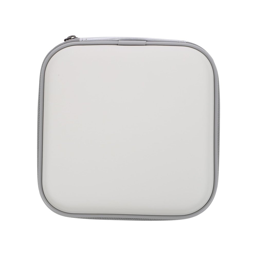 DVD Storage Case for 24 CDs, White, EVA and PP