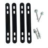 Jotekonoby Bicycle Basket Adapter Mount with Screws and Nuts, Silver view 1