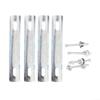 Jotekonoby Bicycle Basket Adapter Mount with Screws and Nuts, Silver view 2