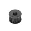 12-Tooth HTD 5M 45# Steel Timing Pulley, AF Type view 1