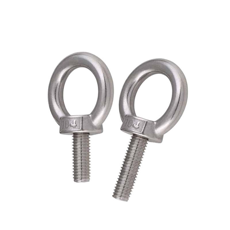SHUNMIN 304 Stainless Steel Eye Bolt for Lifting, M18 × 16 mm, 1 Piece