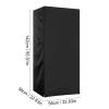 Black Refrigerator and Freezer Dust Cover with Multipurpose Handle view 2
