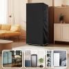Black Refrigerator and Freezer Dust Cover with Multipurpose Handle view 3