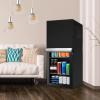 Black Refrigerator and Freezer Dust Cover with Multipurpose Handle view 4
