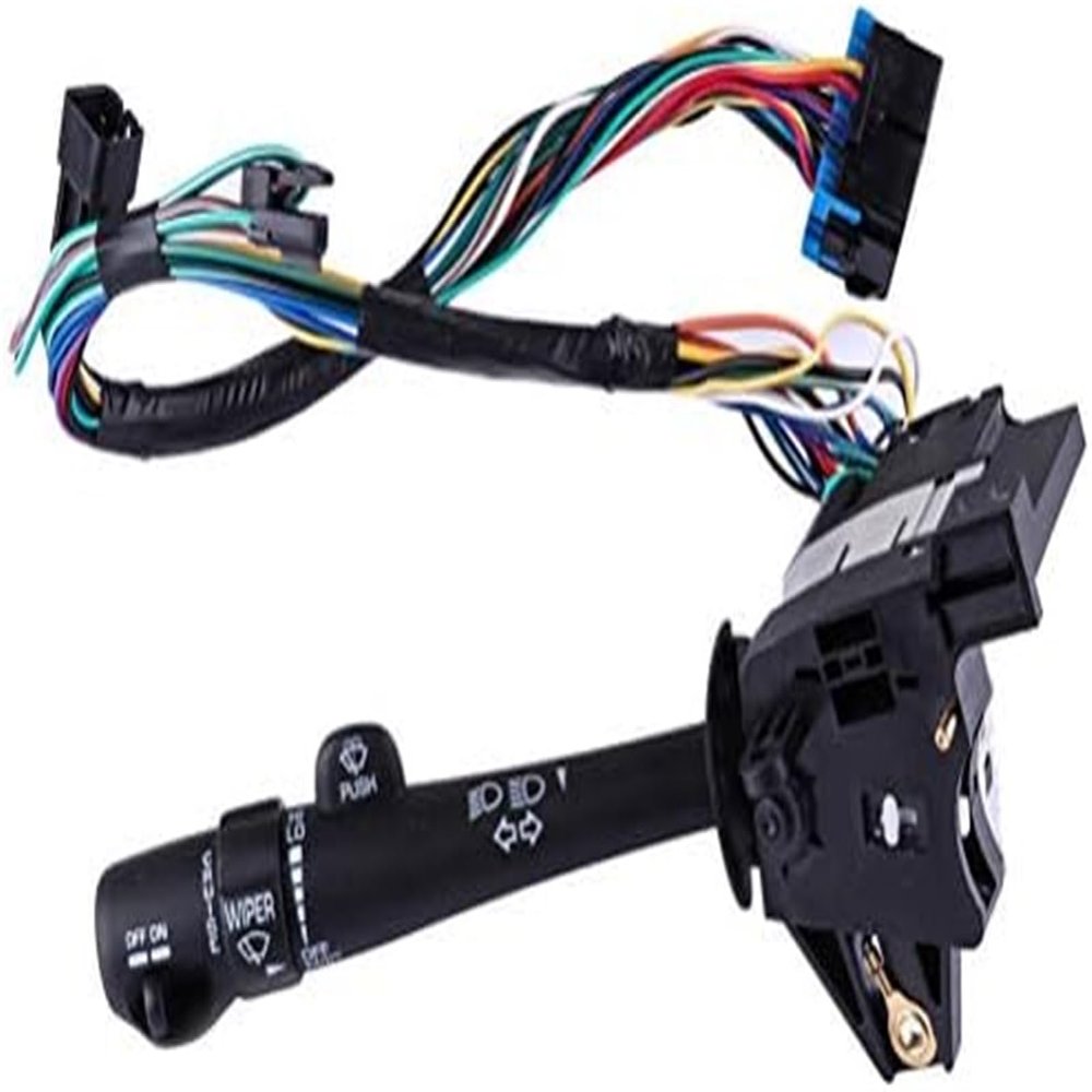 JINFOLI Turn Signal Switch for 200005 Impala and Monte Carlo with Cruise Control, Front Multifunction Switch, Turn Signal and Headlight Dimmer Switch OE 26073612