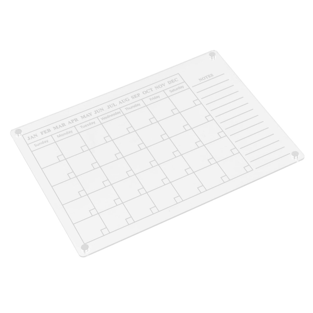 Magnetic Acrylic Calendar for Refrigerator, Christmas Event