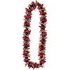 Glixoft School-Color Graduation Ribbon Lei with Kukui Nuts view 1