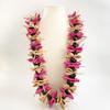 Glixoft School-Color Graduation Ribbon Lei with Kukui Nuts view 4