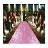 EnxJire Sequin Wedding Aisle Runner, Pink Gold, 15 ft x 4 ft view 1