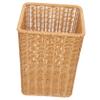 Vaguelly Woven PP Wastebasket, Country Style, Khaki view 1