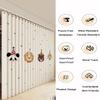 APMOE Sliding Cabinet Curtain, Dust-Resistant Self-Adhesive Curtain for Kitchen Cabinets and Open Shelves, Adjustable, W180 x H200 cm view 2