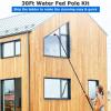 JHKJDS Water-Fed Pole Set, 13–39 ft Cleaning System with Hose view 2
