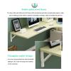 QRZCZXNP Wall-Mounted Folding Computer Desk with Metal Stand view 4