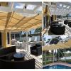 Waterproof Patio Awning for Outdoor Use, UV-Resistant HDPE Shade Sail with Sliding Rail Kit for Pergolas and Patios, 2.5 x 4 m (W x L x L), 90% UV Blockage view 4