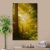 micasia Acoustic Forest Wall Art, Yellow Tree, 4 cm Stretcher Frame & Sound Absorber, 50 × 70 cm view 3