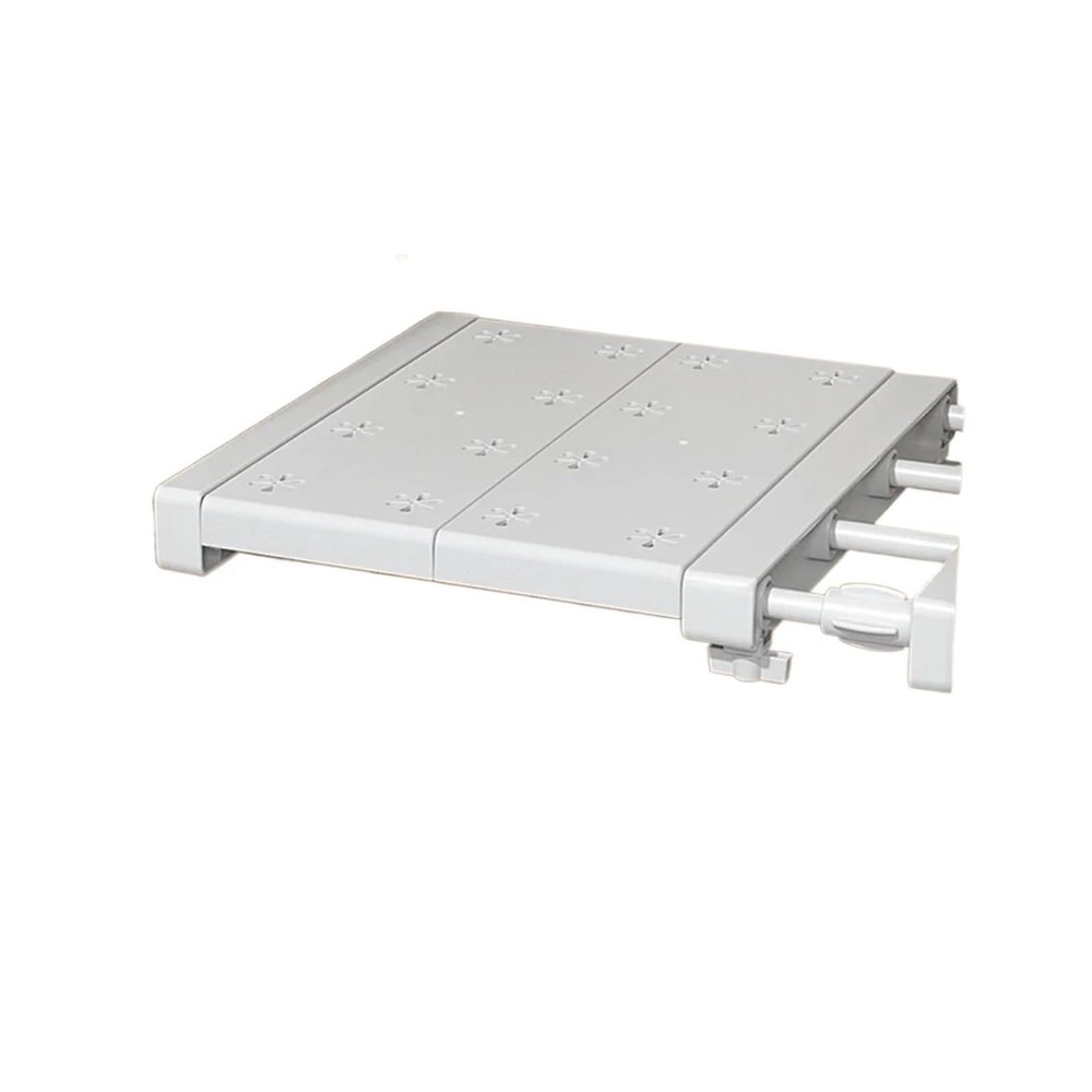 Adjustable Expandable Shelf Divider for Cabinets and Wardrobes, White