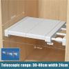 Adjustable Expandable Shelf Divider for Cabinets and Wardrobes, White view 3