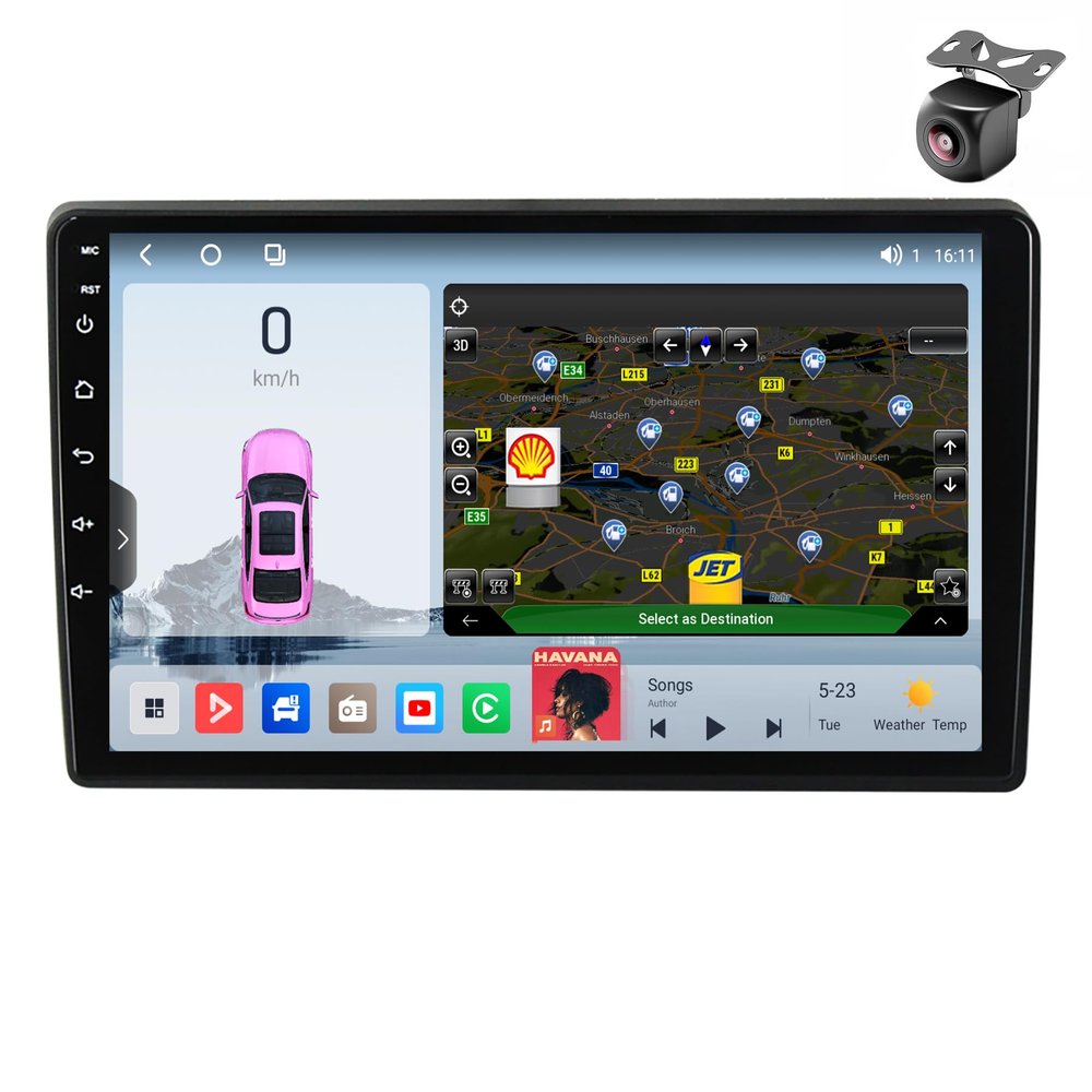 Android 14 Car Stereo for Hyundai i40 2011–2016, 9-Inch GPS Navigation, 5G Wi-Fi, CarPlay/Android Auto, M600S 8-Core 6GB+128GB