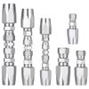Yominerr 3-Piece On-Site Hydraulic Hose Repair Kit, 1/4, 3/8, 1/2 and Small Repair Parts, Reusable Hydraulic Repair Fittings view 1