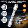 Yominerr 3-Piece On-Site Hydraulic Hose Repair Kit, 1/4, 3/8, 1/2 and Small Repair Parts, Reusable Hydraulic Repair Fittings view 2