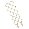 Wooden Honeycomb Trellis for Climbing Houseplants view 1