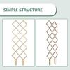 Wooden Honeycomb Trellis for Climbing Houseplants view 3