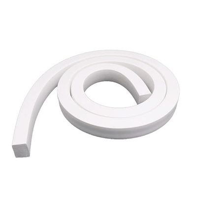 BCJMKDX Sealing Strip for Shower Enclosures, 1 m, Square Foam Sponge Rubber Weatherstrip, for Doors and Windows, Silicone Rubber Foam Seal (5 x 15 mm)