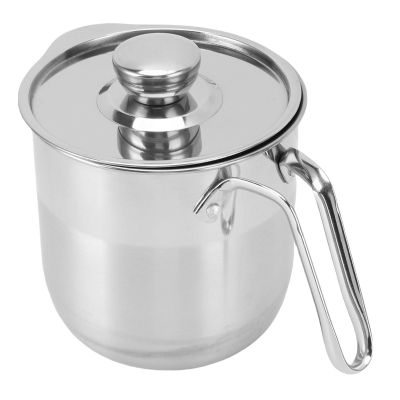 Egg White Separator, 304 Stainless Steel, with Lid and Handle, Style 2