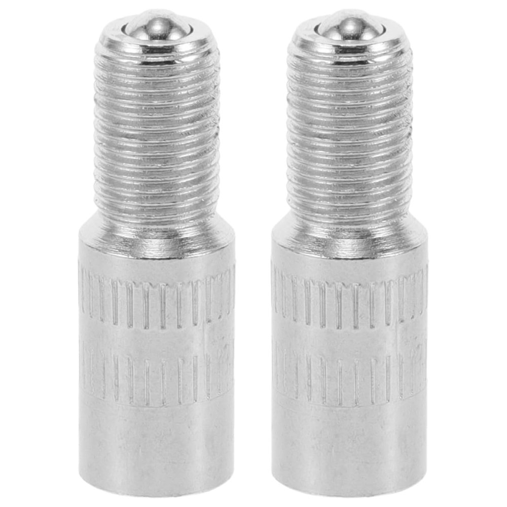Metal Valve Extensions, 25 mm, for Car Tires, 2-Pack