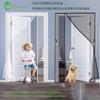 Luxvix Magnetic Screen Door, 150 x 215 cm, Reversible Left/Right Opening, No Drilling, White view 3