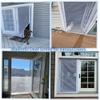 Luxvix Magnetic Screen Door, 150 x 215 cm, Reversible Left/Right Opening, No Drilling, White view 4