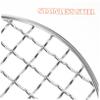 Round Stainless Steel Wire Grill Grate, Silver, Sturdy and Portable view 4