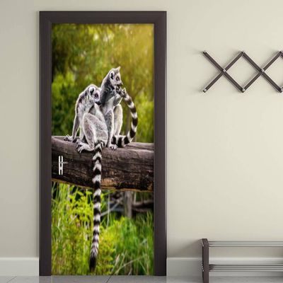 Self-Adhesive 3D Door Wallpaper, 90 x 210 cm, Katta Design