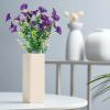 12 Bundles Artificial Flowers for Balcony, Weather-Resistant Faux Flowers, Purple view 3