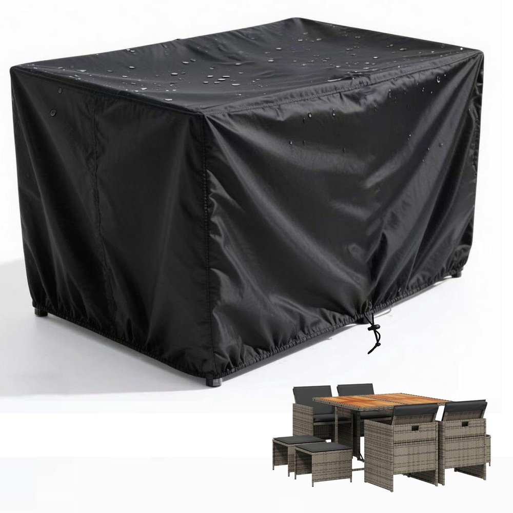 PVPQPR Waterproof Patio Furniture Cover 155 x 130 x 75 cm