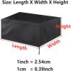 PVPQPR Waterproof Patio Furniture Cover 155 x 130 x 75 cm view 3