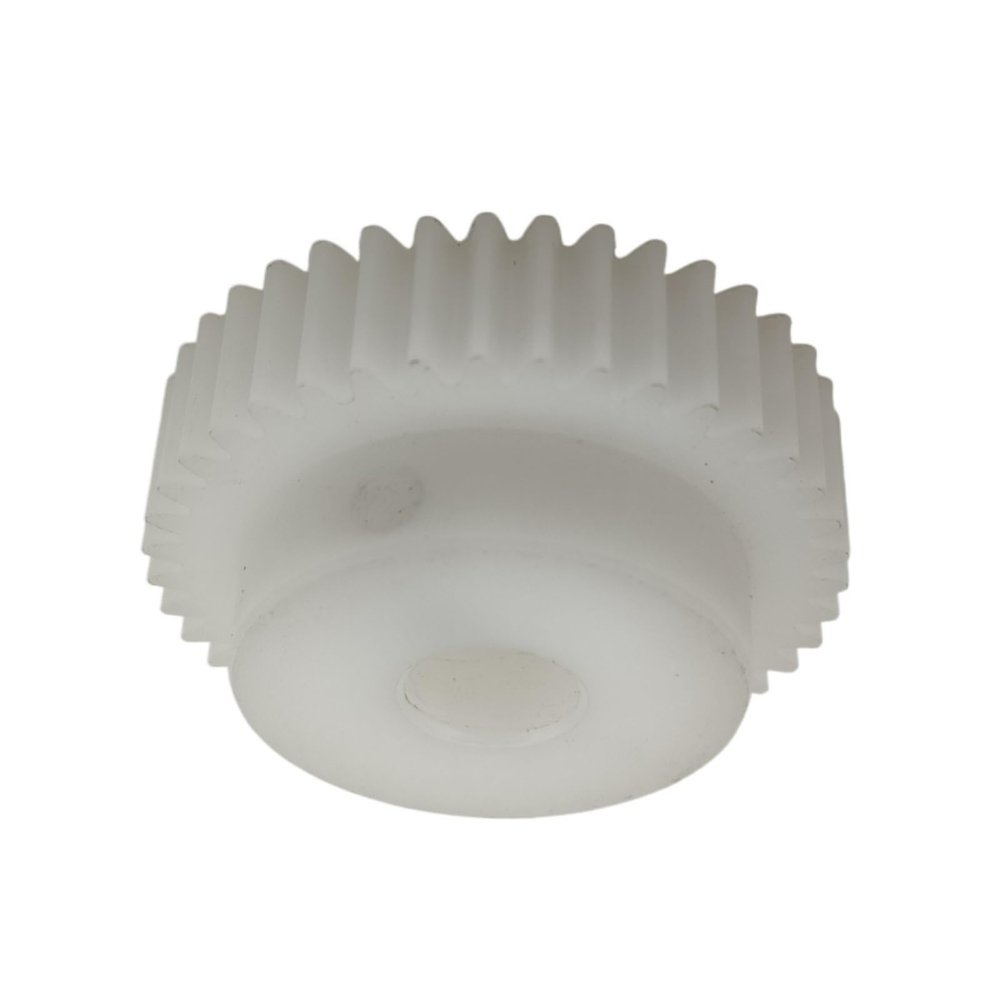 Cylindrical Drive Gear, 1 Piece, Module 0.8, 33-Tooth Straight-Tooth POM Spur Gear, 15 mm
