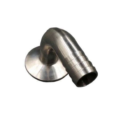 ZDVHOMCB 2" Tri-Clamp to 45 mm (1.75") Hose 90° Elbow, SUS 304 Stainless Steel