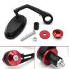 CYDJML Motorcycle Bar-End Rearview Mirrors for Ducati Hypermotard 821/939 SP, Monster S2R 800, Red view 2