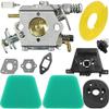 Chainsaw Carburetor and Air Filter Kit for Partner 351/352/370/371/390/420/422, P4-18XT, P4-20XT and McCulloch Mac Cat 333/335/338 view 1