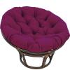Round Outdoor Hanging Chair Cushion, Purple, 60 cm, 10 cm Thick view 1