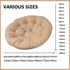 Round Outdoor Hanging Chair Cushion, Purple, 60 cm, 10 cm Thick view 3
