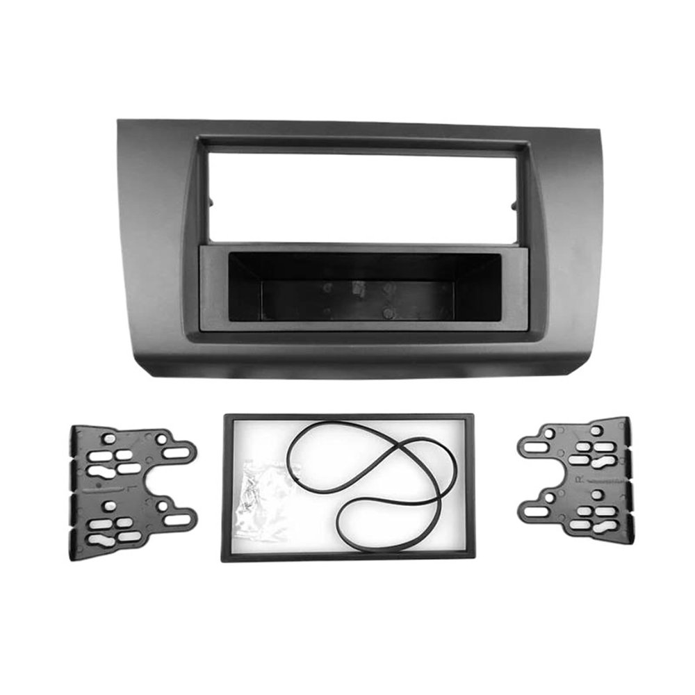 WEFOLEN 1-DIN/2-DIN Radio Fascia for Suzuki Swift 2004–2009, Gray (1-DIN)