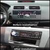 WEFOLEN 1-DIN/2-DIN Radio Fascia for Suzuki Swift 2004–2009, Gray (1-DIN) view 3
